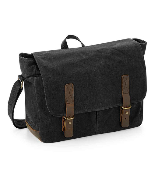 Heritage Waxed Canvas Messenger
