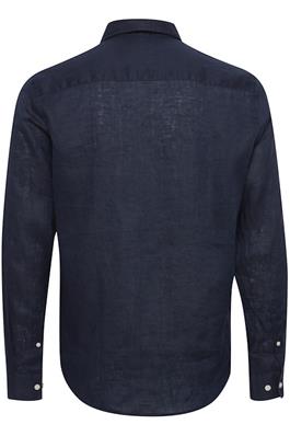 Fanton Linen L/S Shirt - Navy