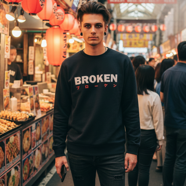 SUITCHI / Black Sweatshirt