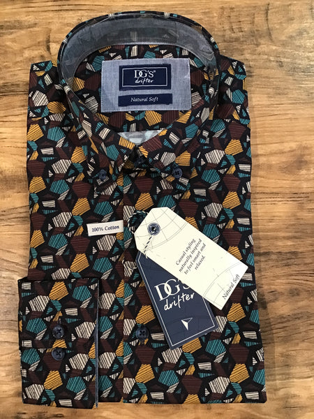 Ivano L/S Patterned Shirt
