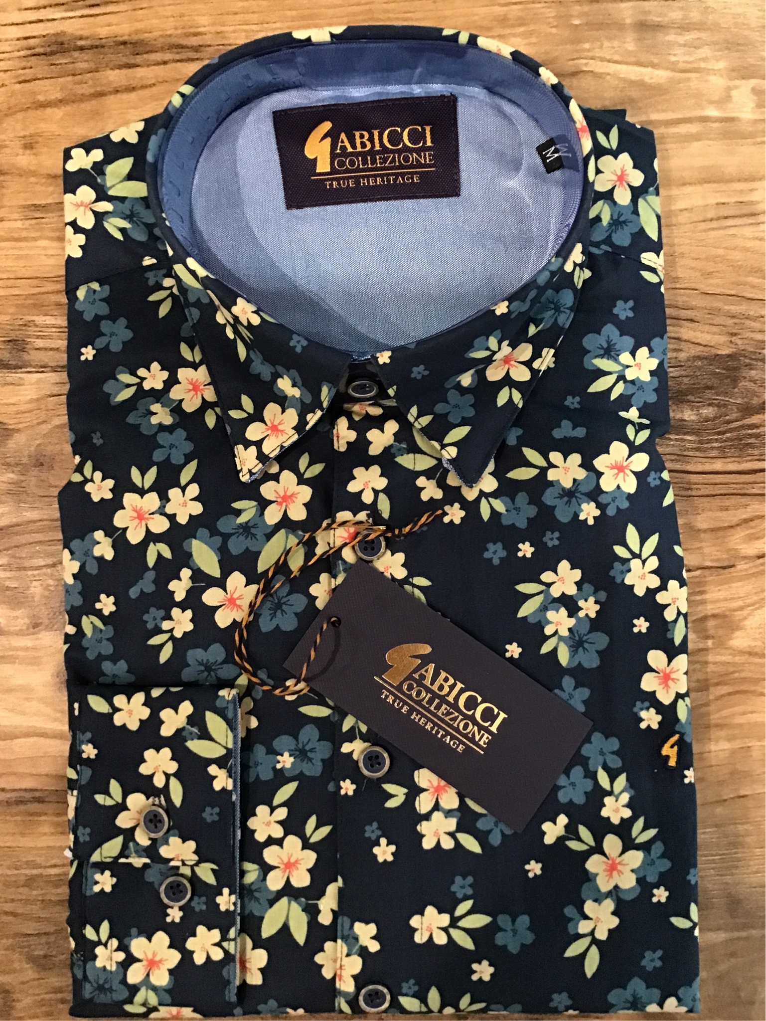 Gabicci Floral Regular Fit Shirt W04