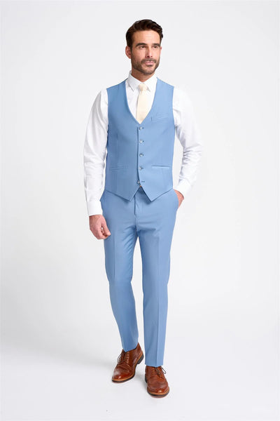 Bond Waistcoat - Ocean Blue