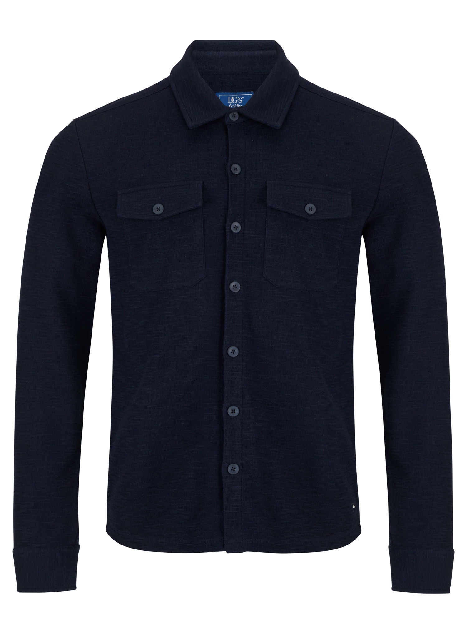 Jersey Overshirt - Navy