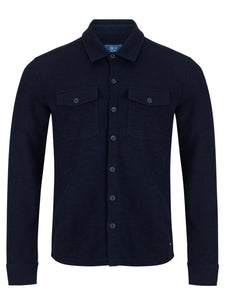 Jersey Overshirt - Navy