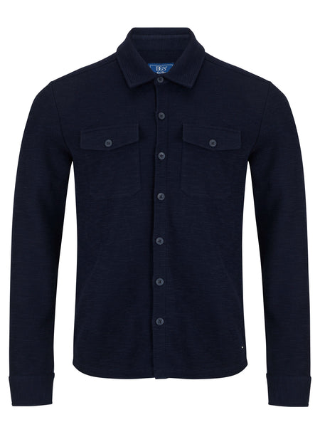 Jersey Overshirt - Navy