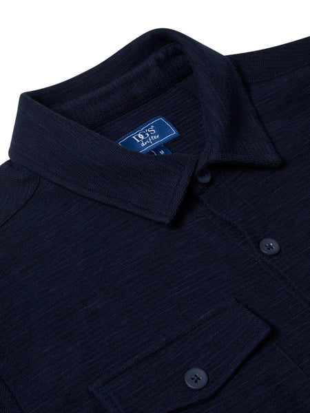 Jersey Overshirt - Navy