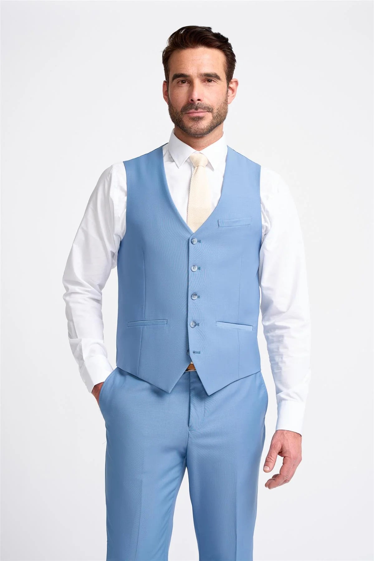 Bond Waistcoat - Ocean Blue