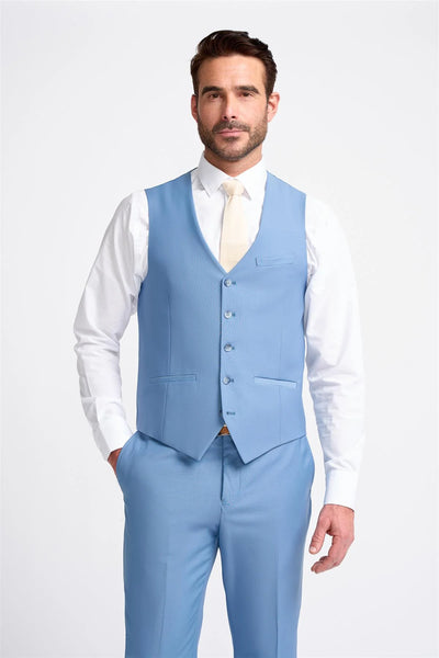 Bond Waistcoat - Ocean Blue
