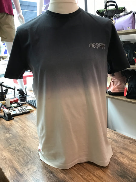 B R O K E N Faded Tee Hollow - Black/Ecru