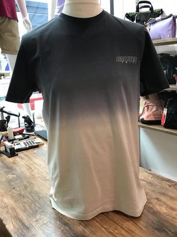 B R O K E N Faded Tee Hollow - Black/Ecru