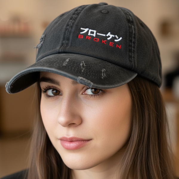KUTSU / Distressed Baseball Cap
