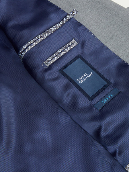 Dean Light Grey Slim Jacket