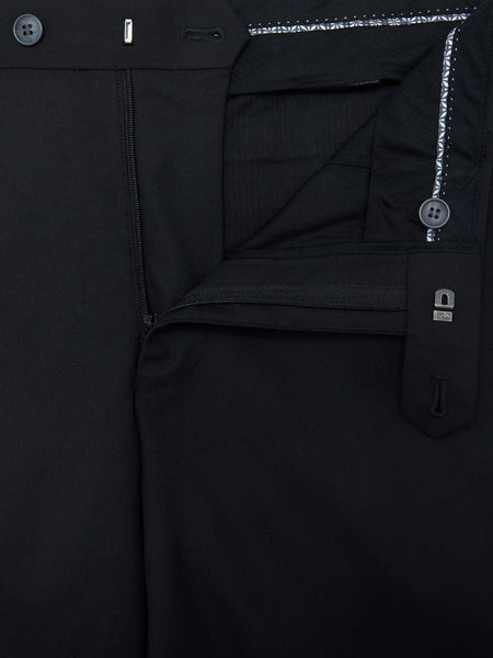 Dale Black Tapered Trousers