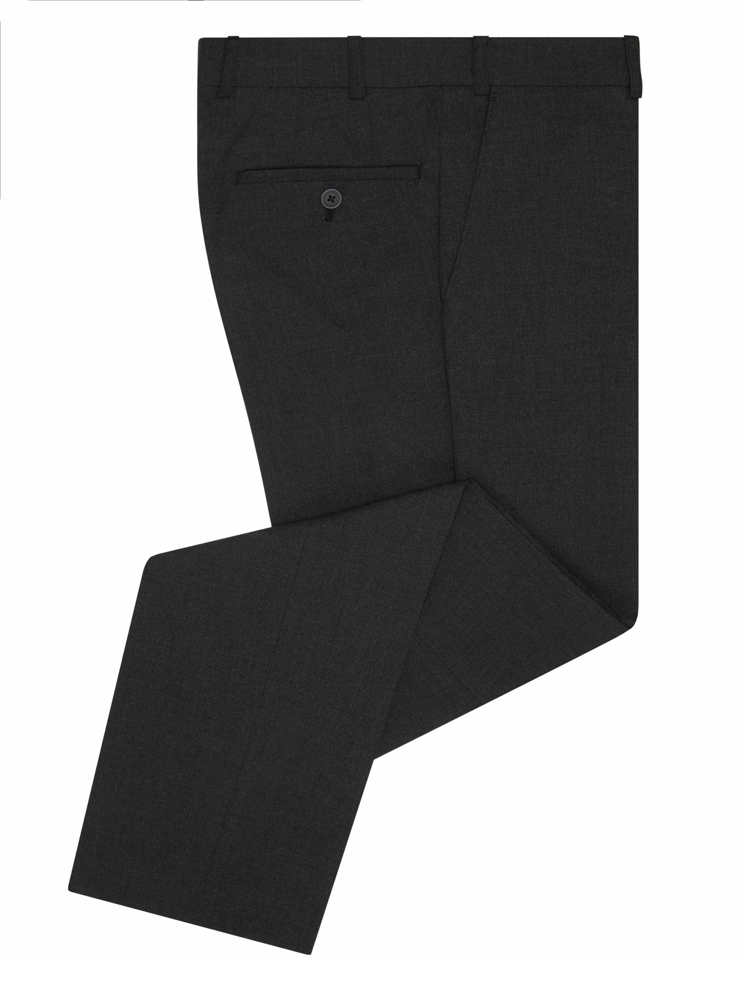 Dawson Dark Grey Regular Fit Trousers