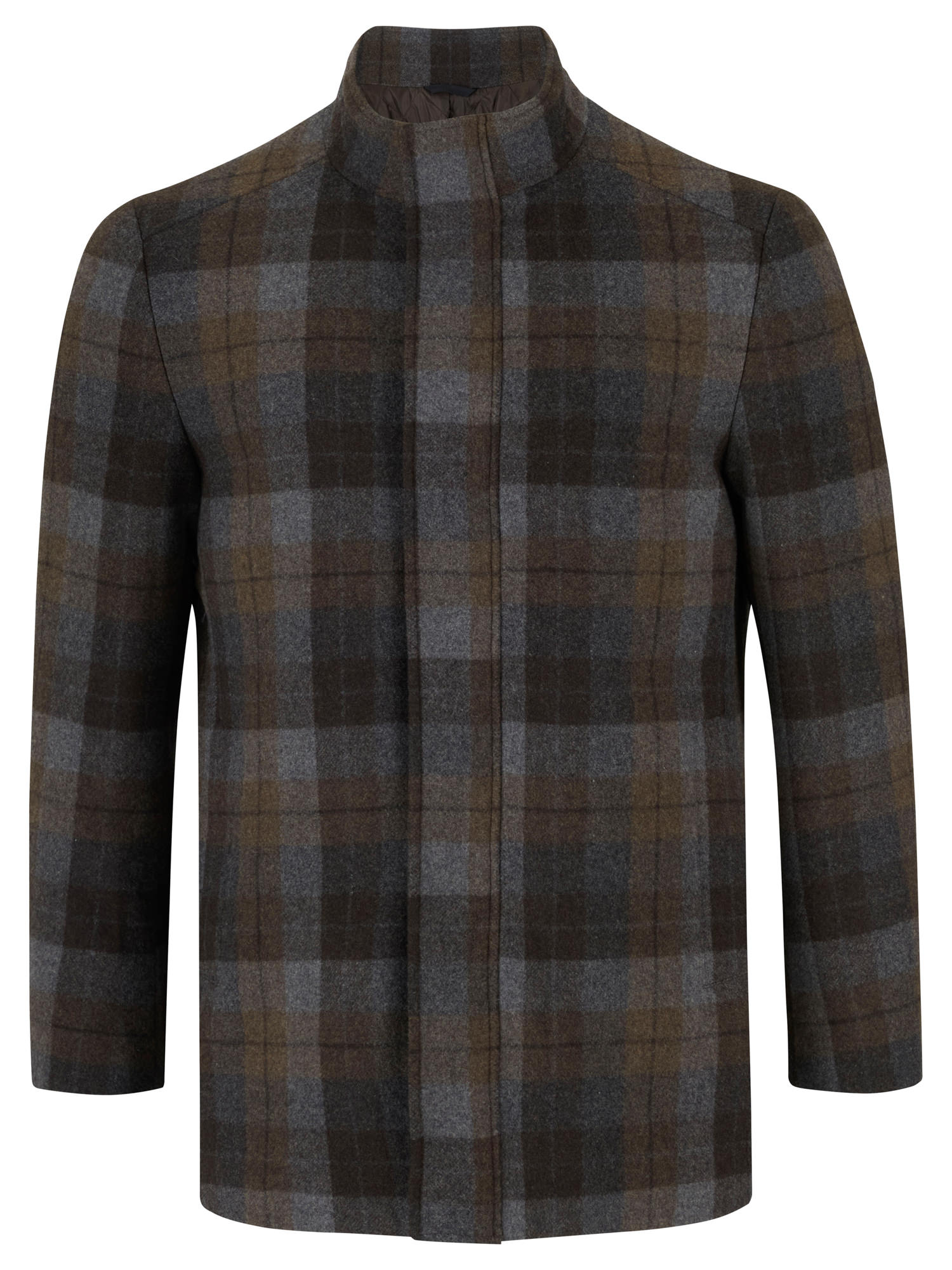 D&G Barrett Check Overcoat
