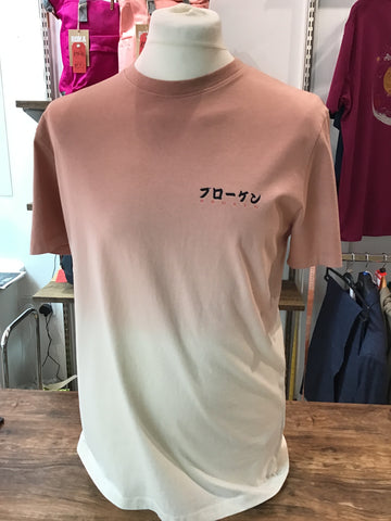 B R O K E N Faded Tee - Coral/Ecru