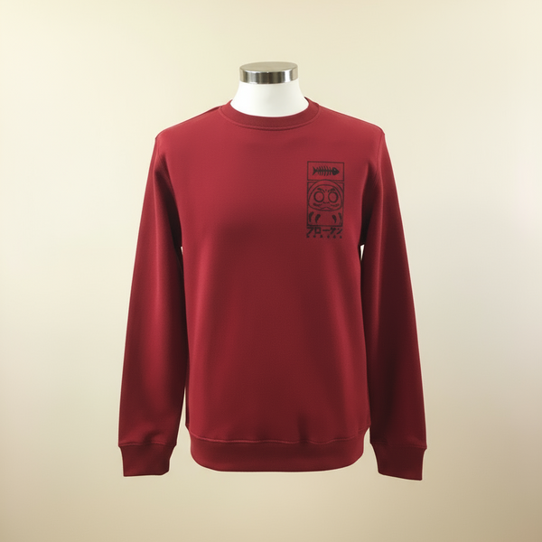 MANEKI NEKO Organic Cotton Sweatshirt Red