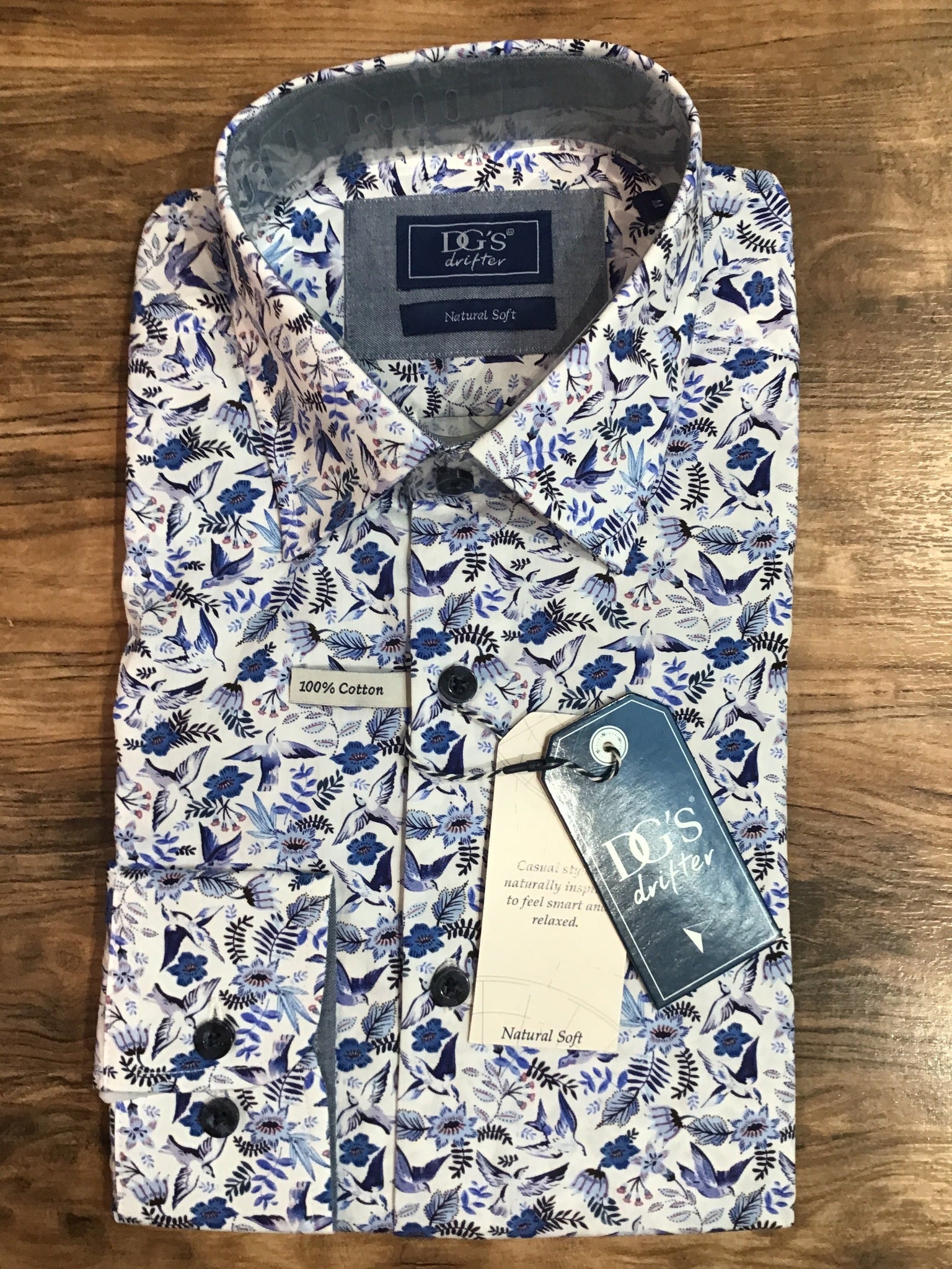 Birds Regular Fit L/S Shirt