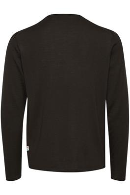 Casual Friday Merino Crew Neck Black