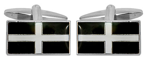 St Piran Cross Cufflinks