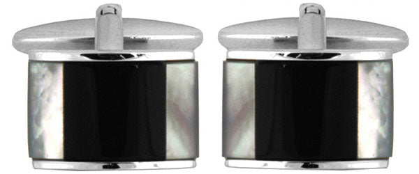 Mother of Pearl & Onyx Cufflinks
