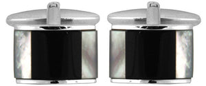 Mother of Pearl & Onyx Cufflinks
