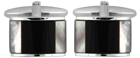 Mother of Pearl & Onyx Cufflinks