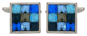 Blue Crystal Cufflinks