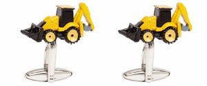 Rhodium Plated Digger Cufflinks