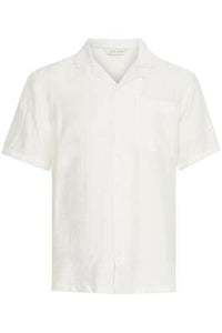 Daniel S/S Textured Shirt - Ecru