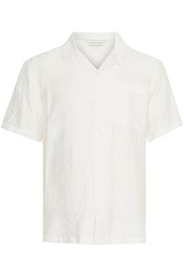 Daniel S/S Textured Shirt - Ecru