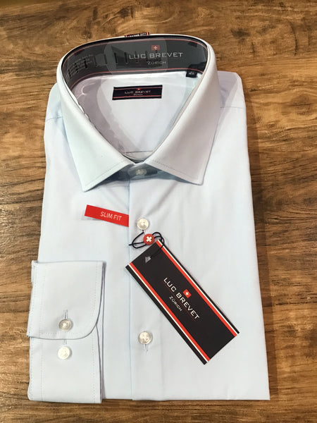 Blue Slim Fit Formal Shirt