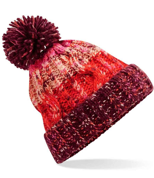 BROKEN Corkscrew Pom Pom Beanie