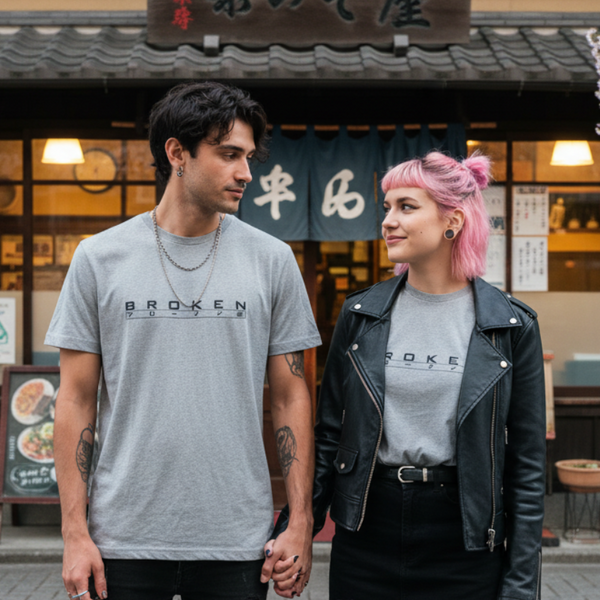 SHINPURU-SA / Grey T-shirt