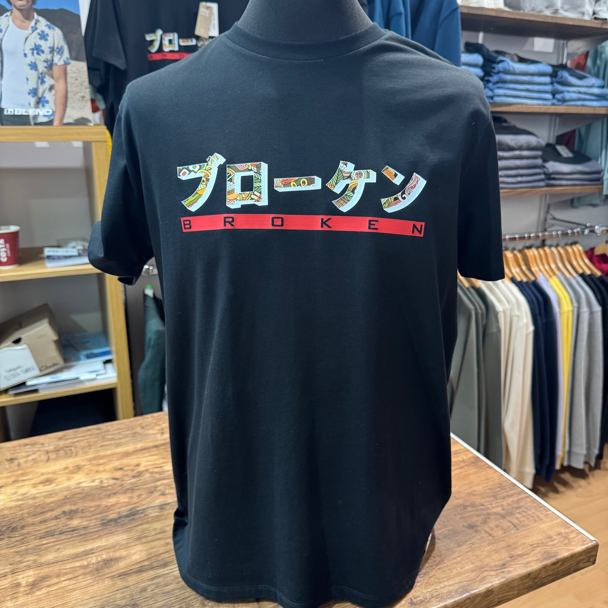 BROKEN Ramen Camo Tee - Black