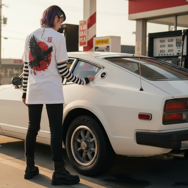 KARASU / White T-shirt