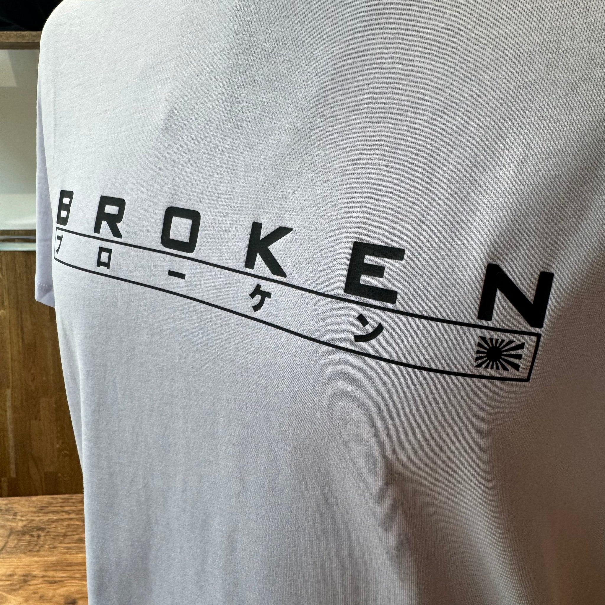 B R O K E N Organic Cotton Boxed Logo T-shirt - Lilac