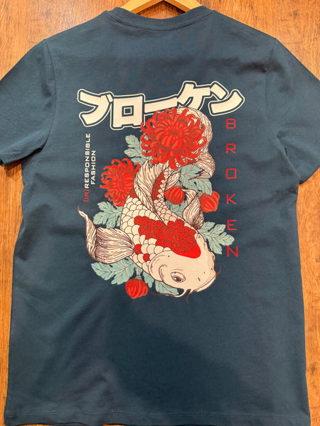 KOI / Peacock Blue T-shirt