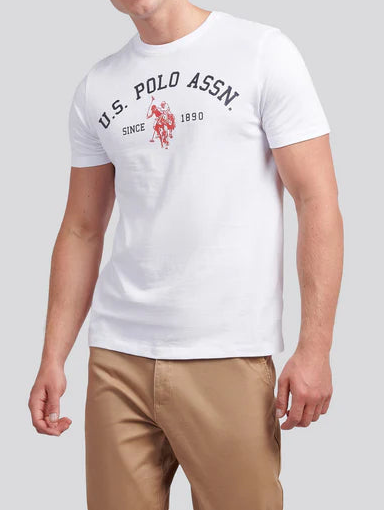U.S. Polo Assn Arch Print Tee Shirt