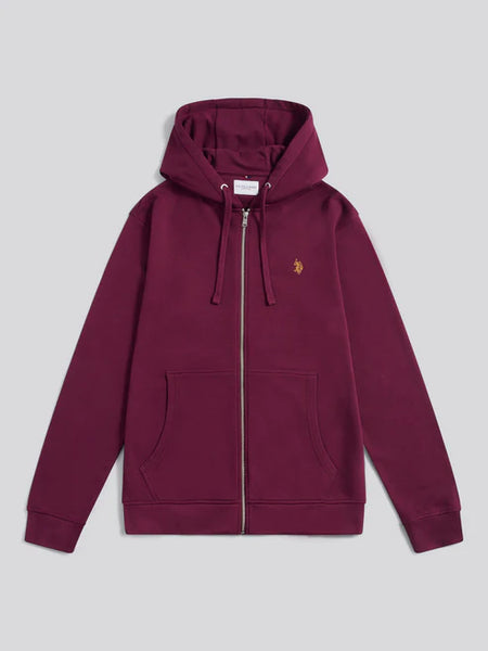 U.S. Polo Assn Zip Thru Hooded Sweatshirt
