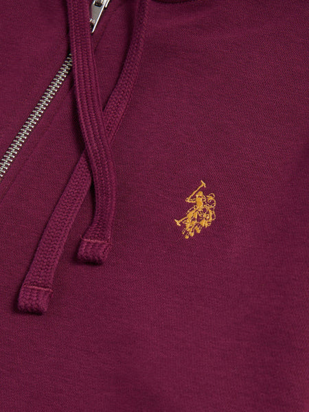 U.S. Polo Assn Zip Thru Hooded Sweatshirt