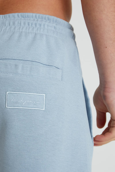 Barron Pique Drawstring Shorts - Cerulean