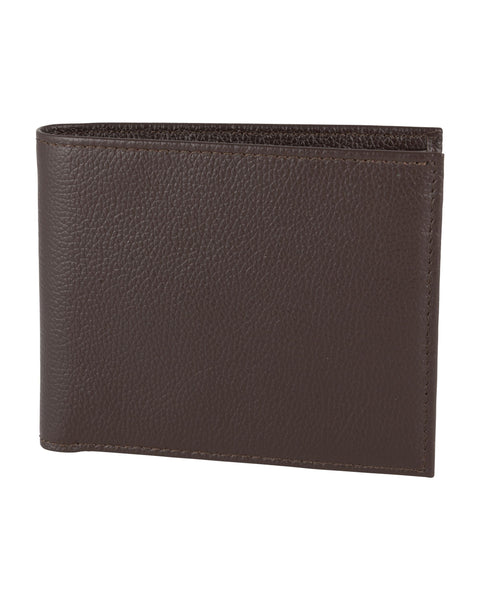 Brown Leather Wallet RFID Lined