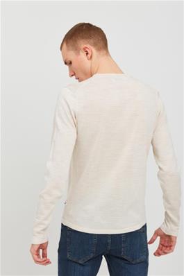 Casual Friday Merino Crew Neck Lt Sand