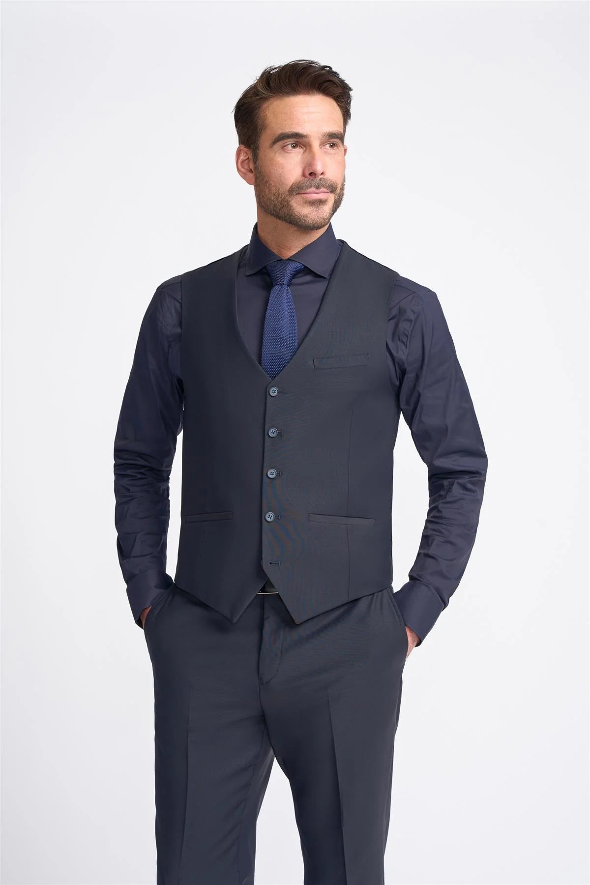 Bond Waistcoat - Midnight Navy