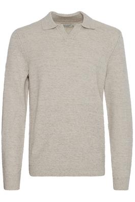Casual Friday Knitted Polo - Sand