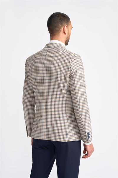 Sergio Double Breasted Blazer - Beige