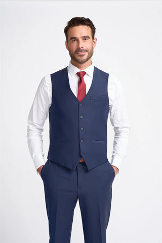 Bond Waistcoat - Navy