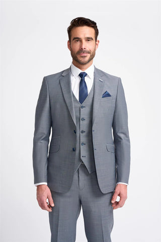 Bond Jacket - Puppy-Tooth Blue