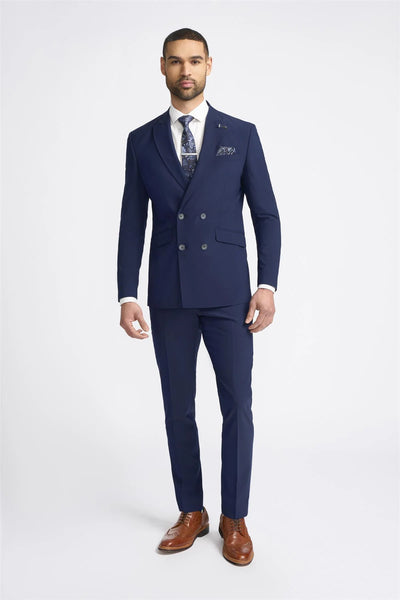 Victorious Double Breasted Jacket - Navy